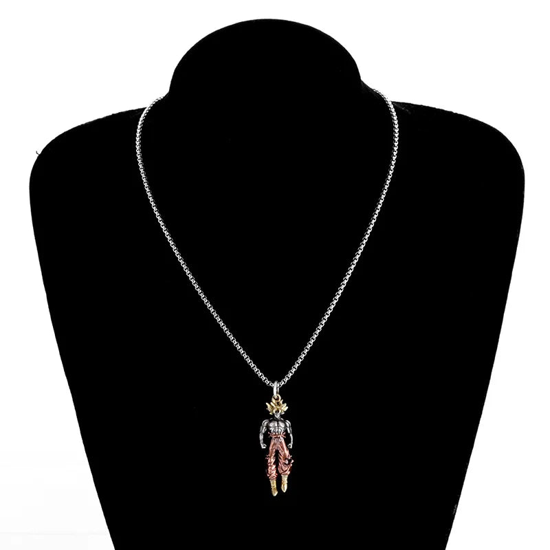 Son Goku Metal Anime Necklace