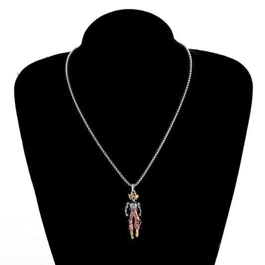 Son Goku Metal Anime Necklace