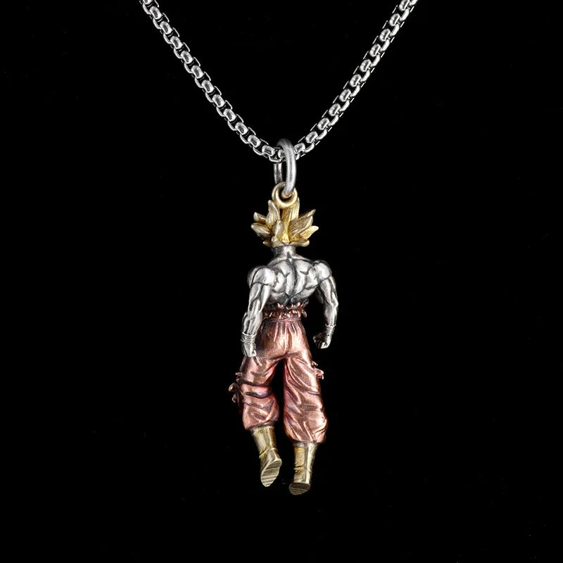 Son Goku Metal Anime Necklace