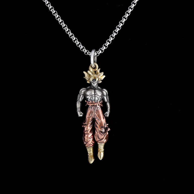 Son Goku Metal Anime Necklace