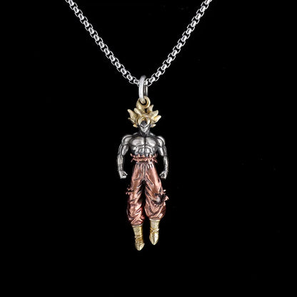 Son Goku Metal Anime Necklace